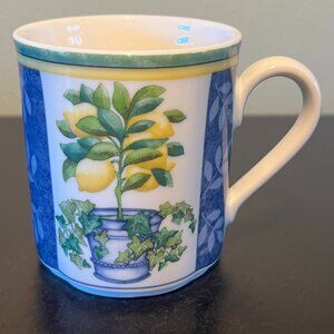 Villeroy & Boch SWITCH 3 CORFU Porcelain Cup Mug ~ Lemon Trees ~ Ivy ~ Germany